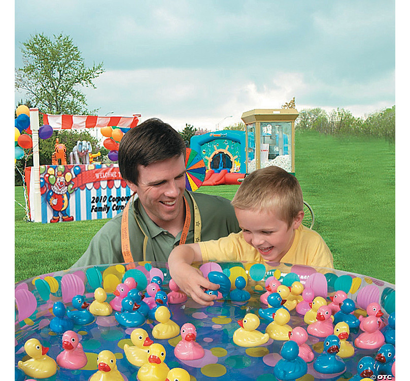 Bright Weighted Floating Ducks - 12 Pc.