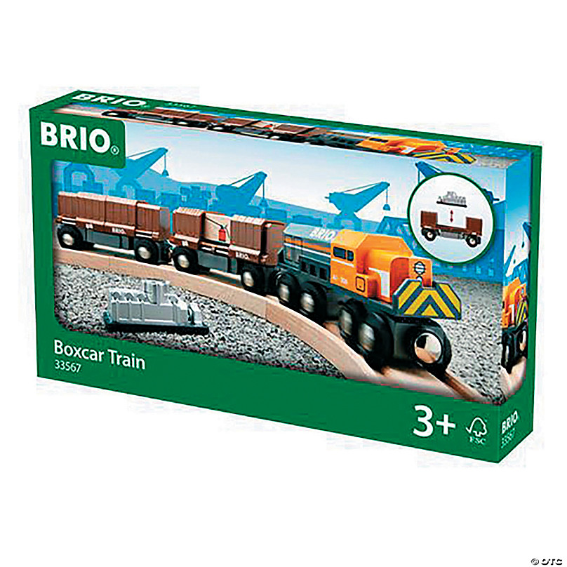 Brio on sale boxcar train