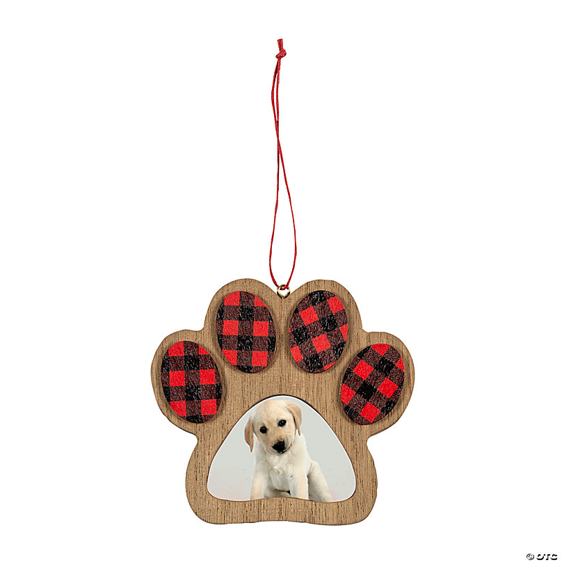 Mini Buffalo Plaid Stocking Felt Christmas Ornaments - 12 Pc.