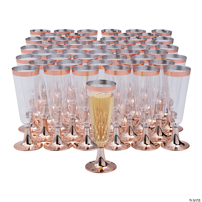 8 oz. Personalized Fiancé Reusable Glass Champagne Flute Set - 2 Ct.