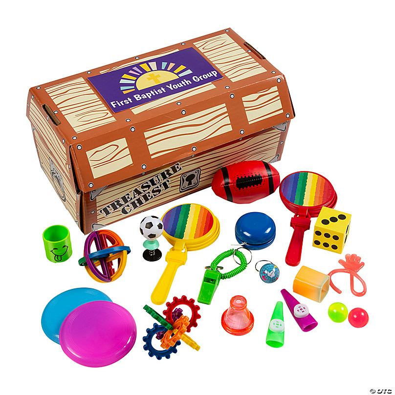 School Treasure Chest Assortment 100pc - Toys - 100 Pieces