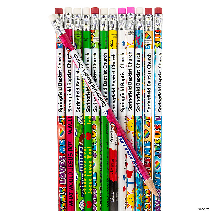  Harloon 400 Pcs Welcome Back to School Pencils Gifts Religious  Scripture Pencils Christian Bible Pencils Assorted Colorful #2 Pencil for  Students Kids Teacher Classroom School Supplies : Office Products
