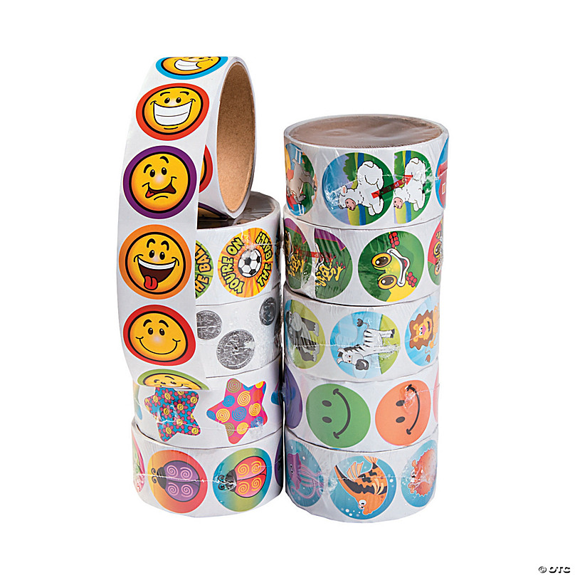 Bulk Sticker Assortment - 1000 Pc. | Oriental Trading