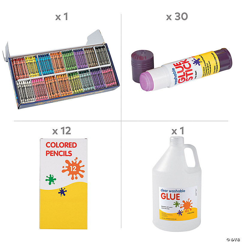 Bulk 1023 Pc. Classroom Art Supplies Kit
