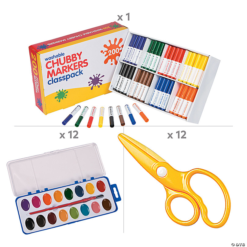 Bulk 1023 Pc. Classroom Art Supplies Kit