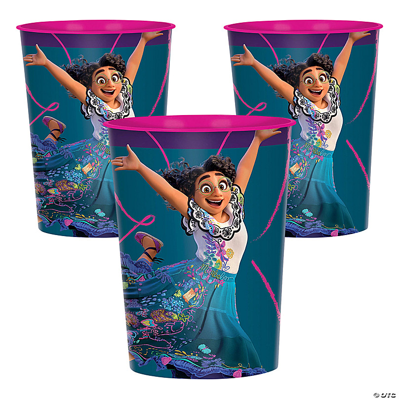 8 PC Disney's Encanto Mirabel & Butterfly Paper Cups 3 9 oz