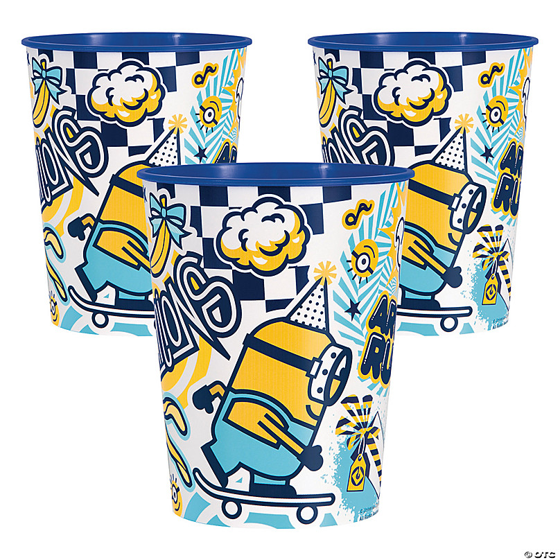 https://s7.orientaltrading.com/is/image/OrientalTrading/FXBanner_808/bulk-12-pc--minions-checkered-skateboard-reusable-plastic-favor-tumblers~14399790.jpg