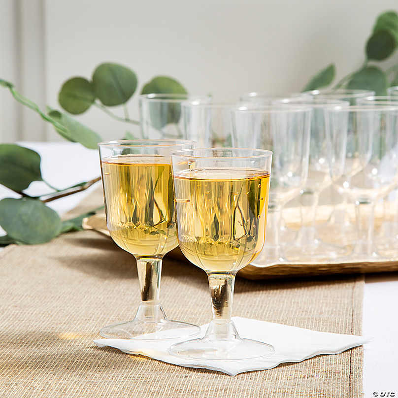 Plastic Wine Glasses by Celebrate It 40ct. in Clear | 5.5 | Michaels