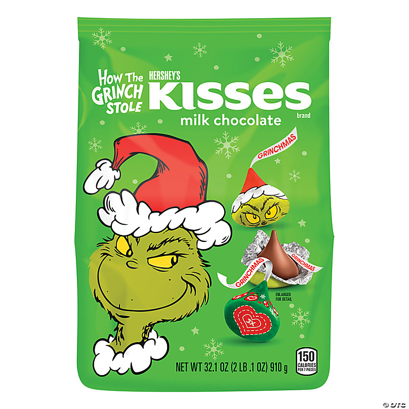 Bulk 130 Pc. Dr. Seuss™ How the Grinch Stole Hershey’s® Kisses ...