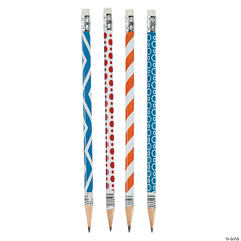 Bulk 144 Pc. Fun Print Pencils