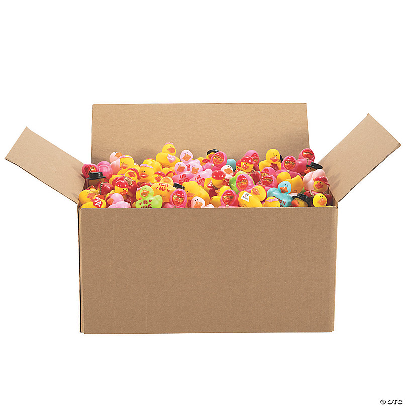 Bulk Valentine Rubber Ducks Assortment