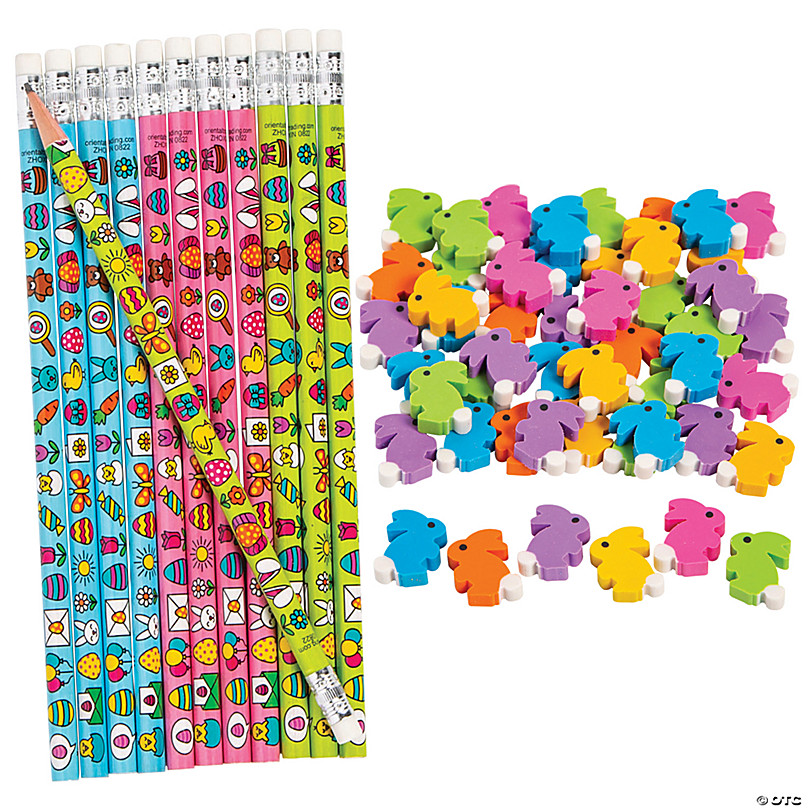 Stacking Easter Erasers - 12 Pc. | Oriental Trading