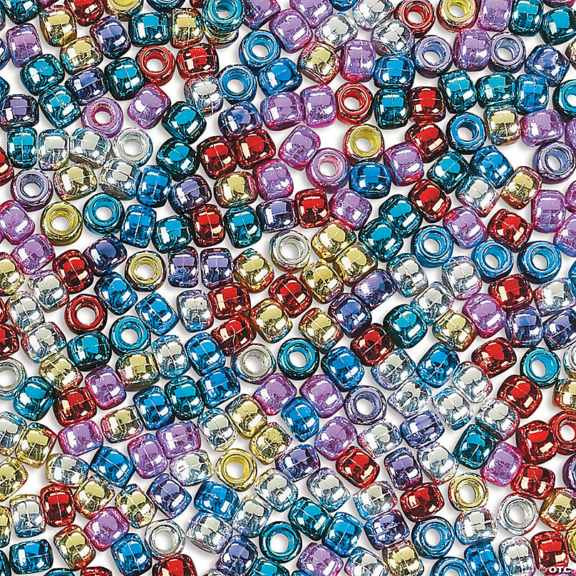 Bulk 260 Pc. 7mm Bright Alphabet Cube Beads