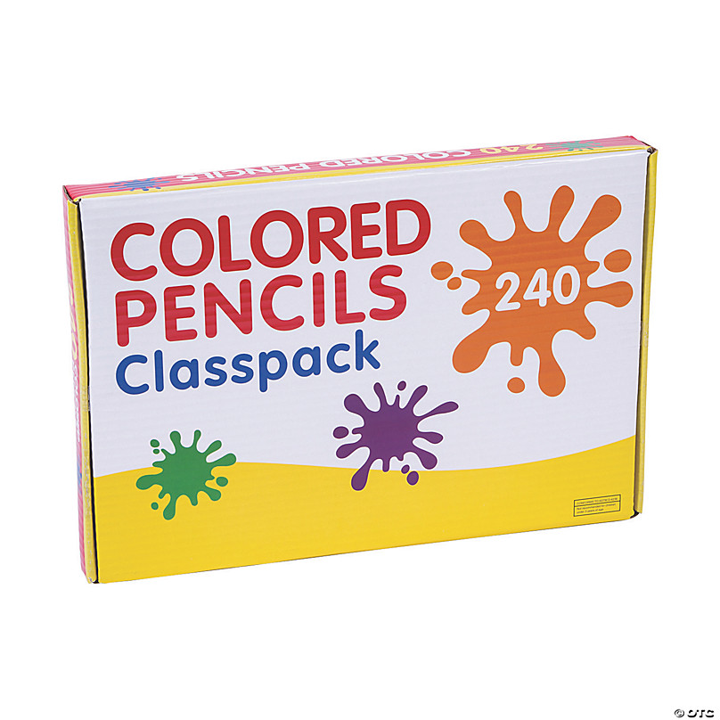 Watercolor Pencils, 240 Colored Pencils in 12 Assorted Colors, Non-toxic