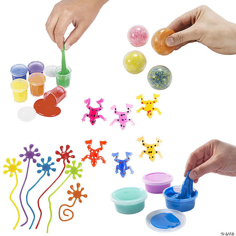 Canal Toys So Slime Glow Slime 5 Pack! Fun Glow in The Dark Slime Kit with  Container. Stretch, Squish & Play!