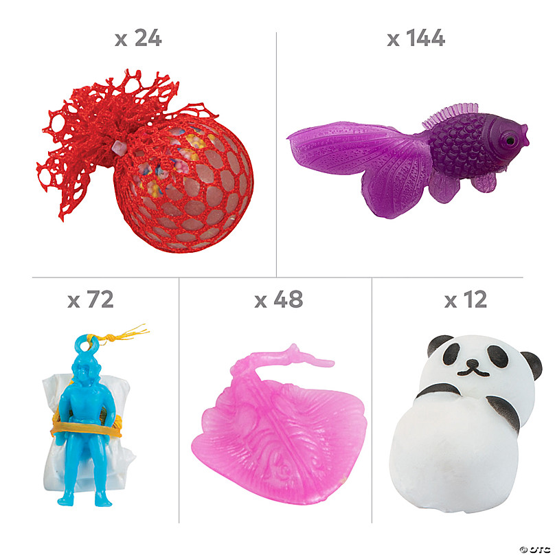 Bulk 60 Pc. Sensory Squishy Toys Assortment | Oriental Trading