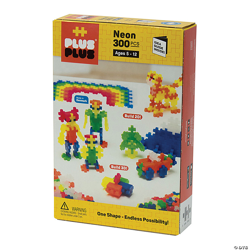 Plus-Plus 300-Piece Neon Assortment : .in: Toys & Games