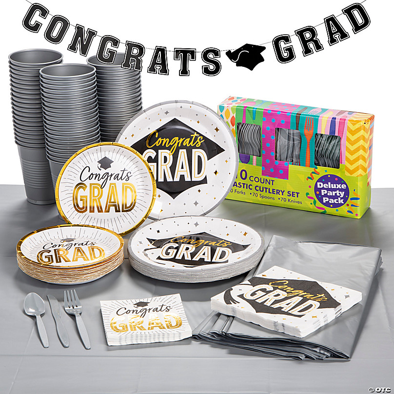 Graduation Serveware Kit - 16 Pc. | Oriental Trading