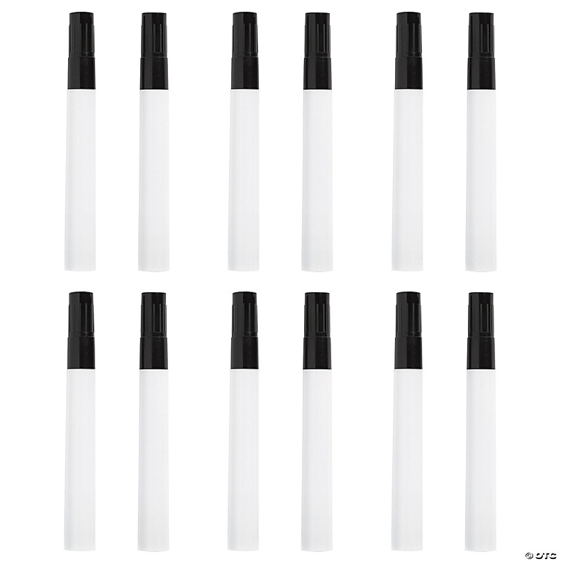 Keebor Basic Low Odor Dry Erase Markers Chisel Tip Black Whiteboard Markers, 72