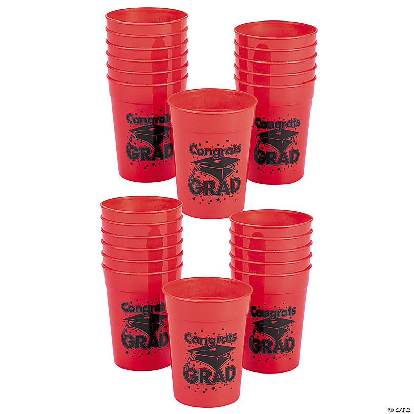 GoBig 36oz Giant Red Party Cups 50 PACK - Holds Twice as Much as Standard  Party Cups, Includes 4 XL Pong Balls