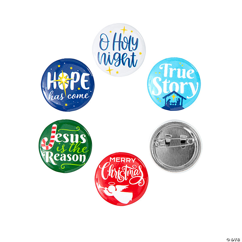 Christmas Button Badges, Order Online