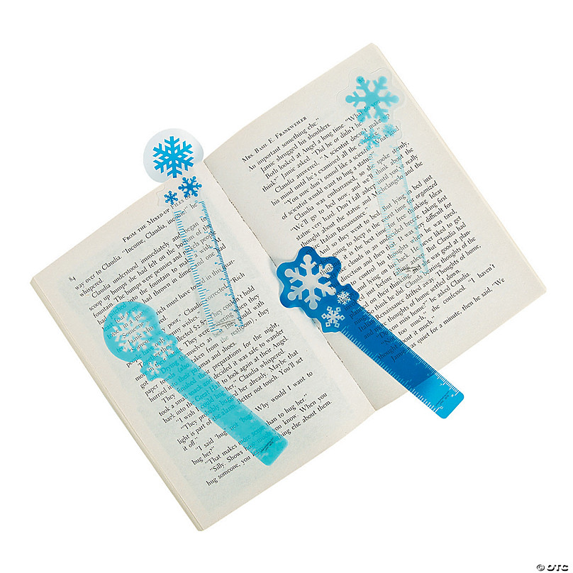 Winter Themed Ribbon Bookmark – thebooknerdfox