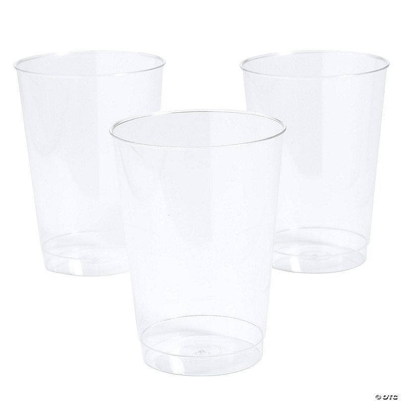White Plastic Cups, 16oz, 50ct
