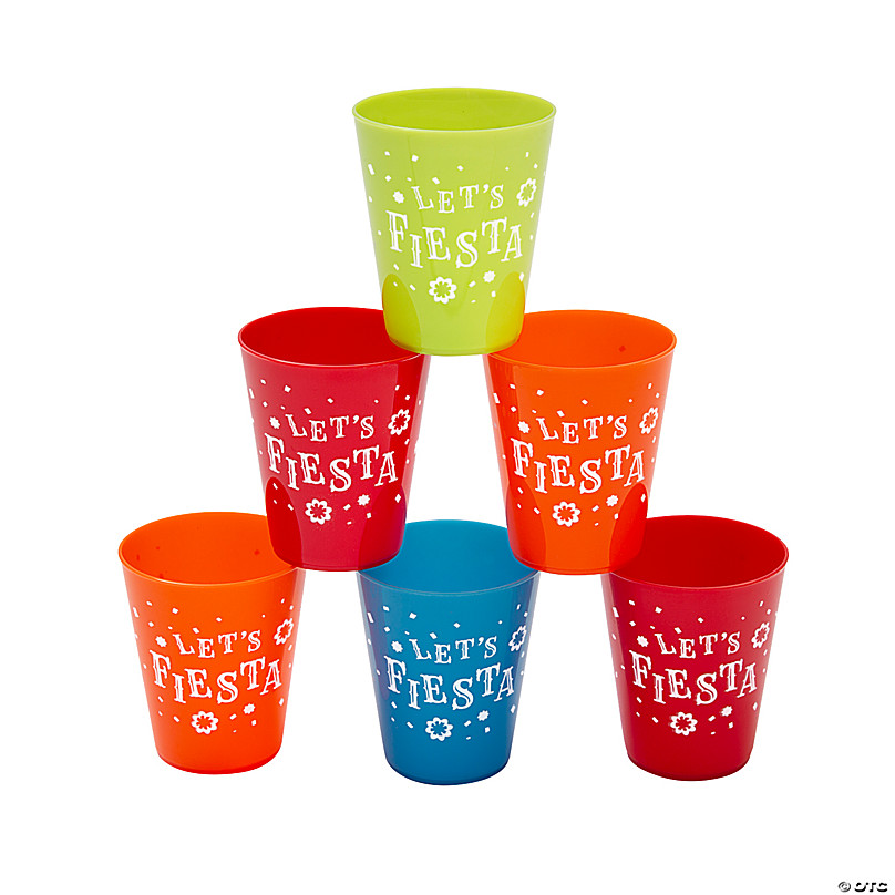 Easter Disposable Plastic Party Cups - 12 Pack Reusable Tumblers, 16oz Plastic S