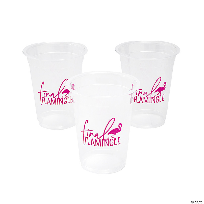 Bulk 50 Ct. Baseball Stitching Plastic Cups | Oriental Trading