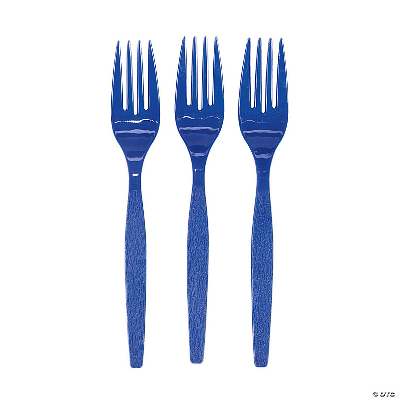 Heavy Duty Lavender Plastic Forks - 50 Ct.