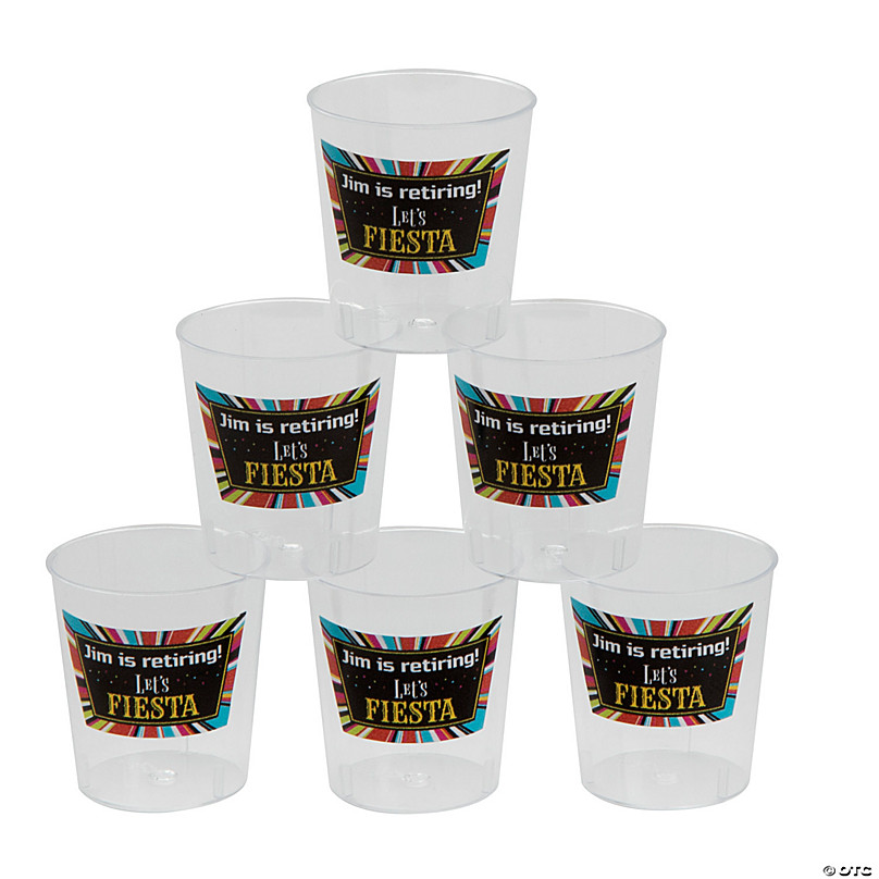 Fiesta Birthday Cups, Personalized Foam Cups, Fiesta Party Favors