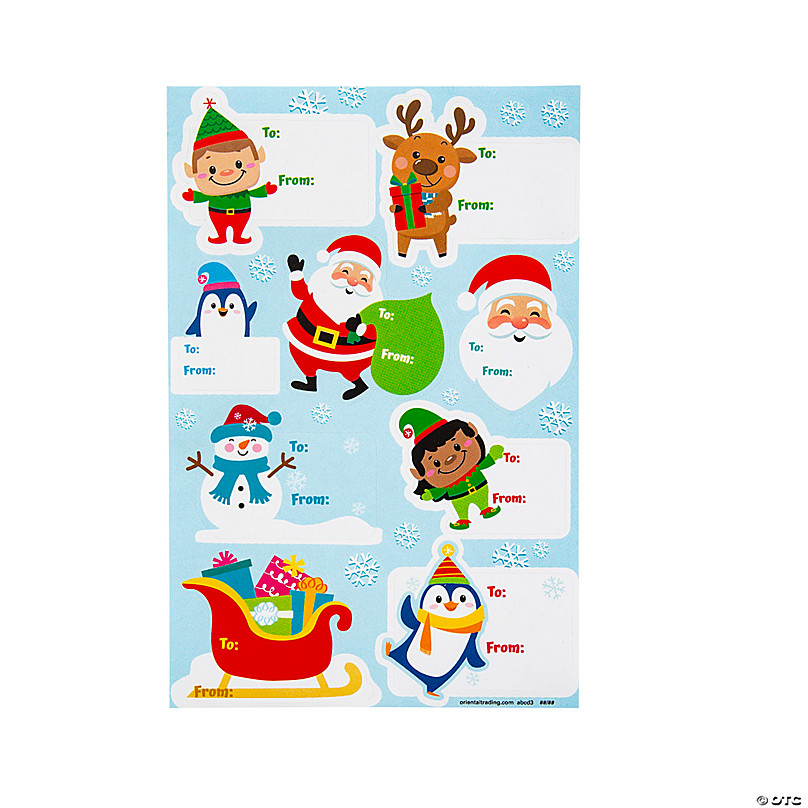 Save on Santa, Favor Stickers & Seals