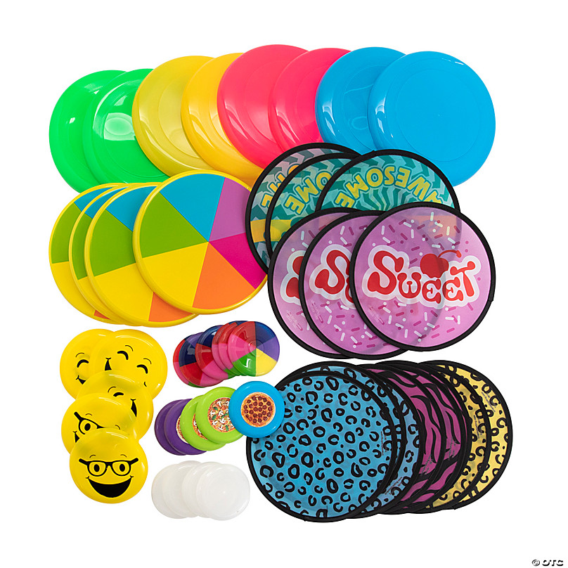 Bulk 50 Pc. Flying Disc Assortment