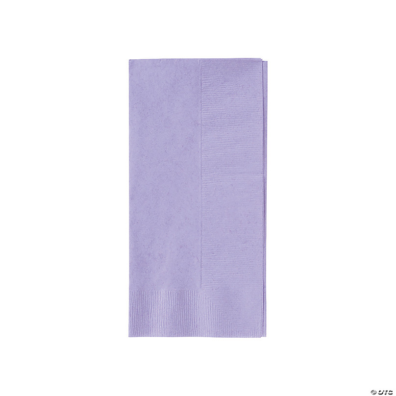 50 PC 4x8 Bulk Solid Color Dinner Napkins