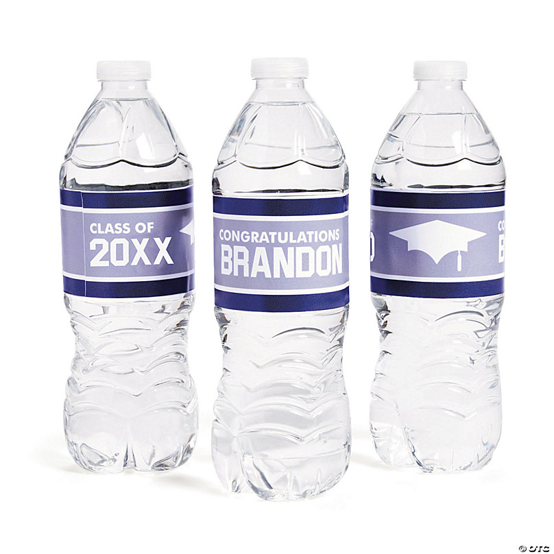 Personalized Plastic Water Bottle (Bulk)
