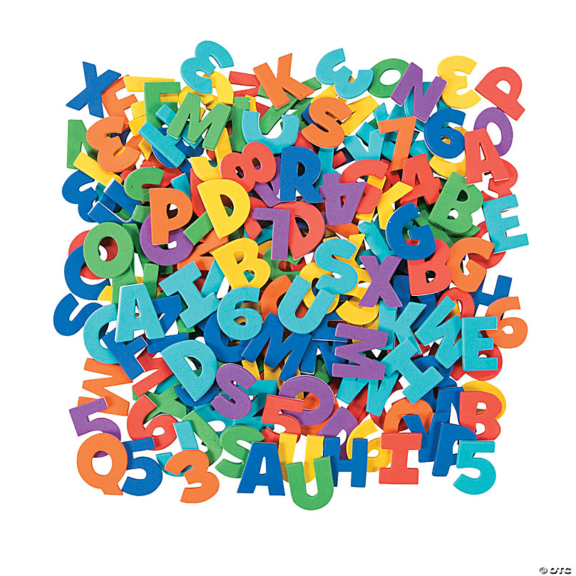 Bulk 1040 Pc. Rainbow Self-Adhesive Letters
