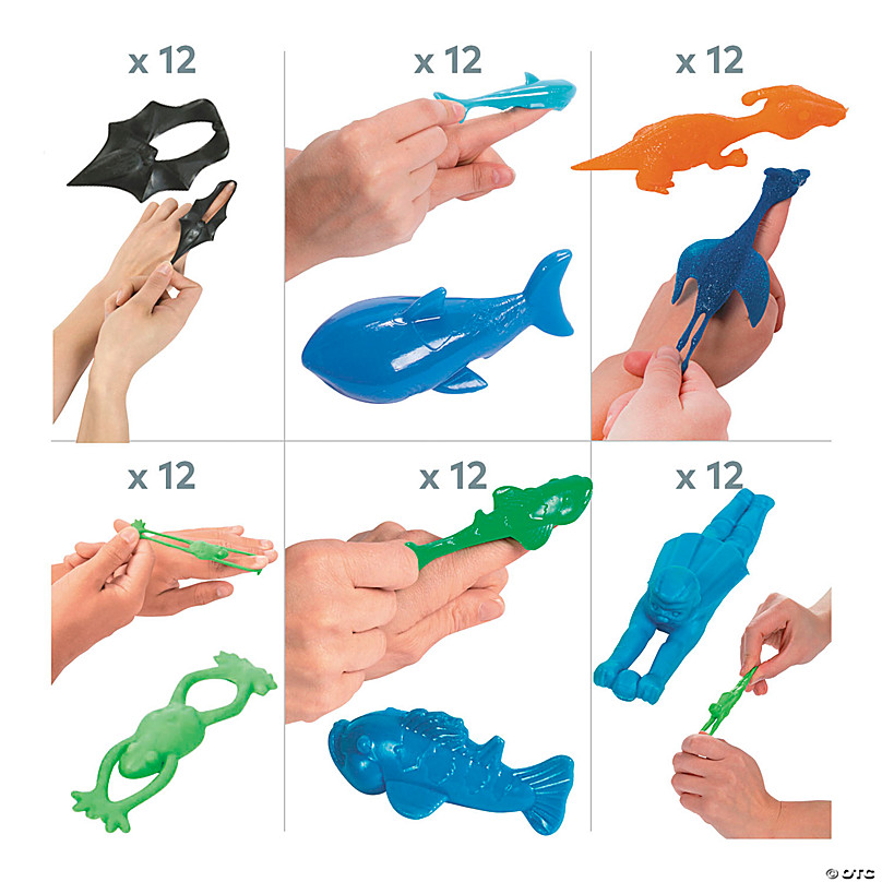 Bulk 48 Pc. Mini Flipping Wind-Up Toys Handout Kit