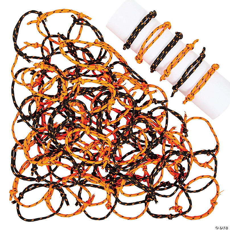 Bulk 72 Pc. Mardi Gras Friendship Rope Bracelets