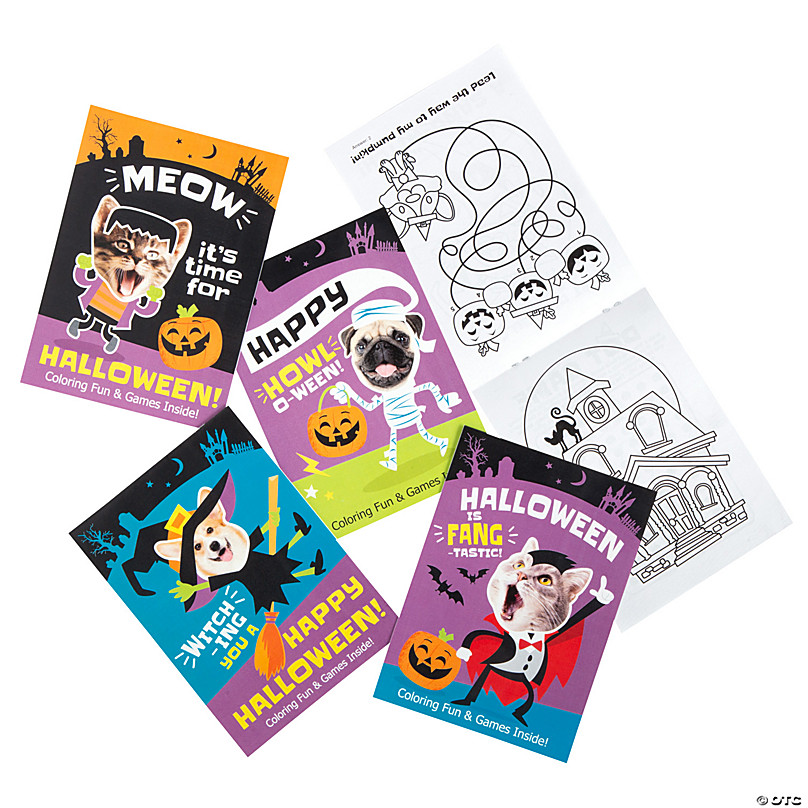 Bulk 72 Pc. Halloween Coloring Books