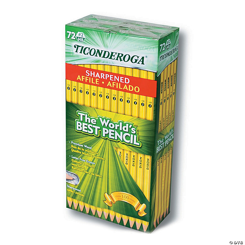 Ticonderoga Pastel Pencils 2 Soft Assorted Colors Pack Of 10