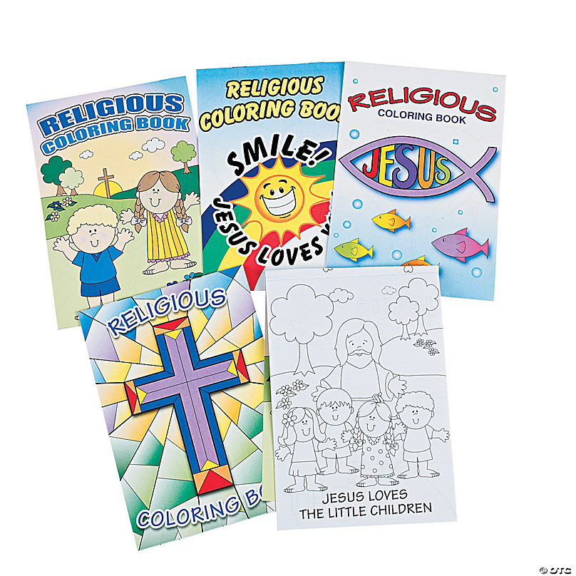 Bulk 72 Pc. Religious Coloring Books