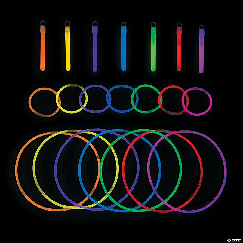 10/15/30/50 Pcs LED Light Up Bracelets Neon Glowing Bangle
