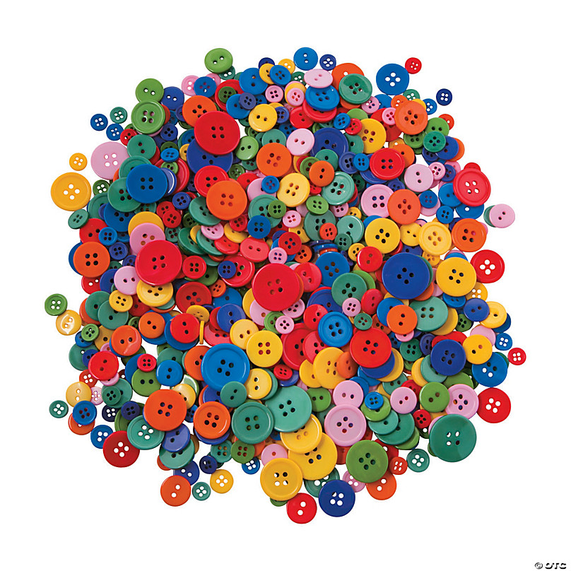 Buttons 800 Mixed Colors Bulk Buttons Assorted Sizes Craft Buttons