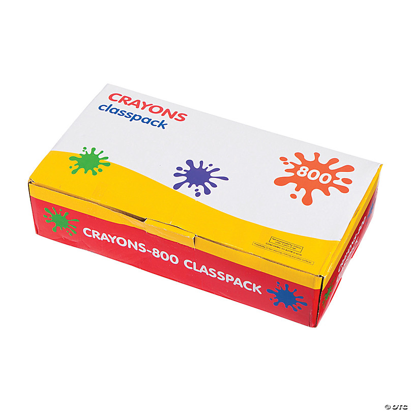 Bulk 800 Pc. Crayola® Crayons Classpack - 8 Colors per pack