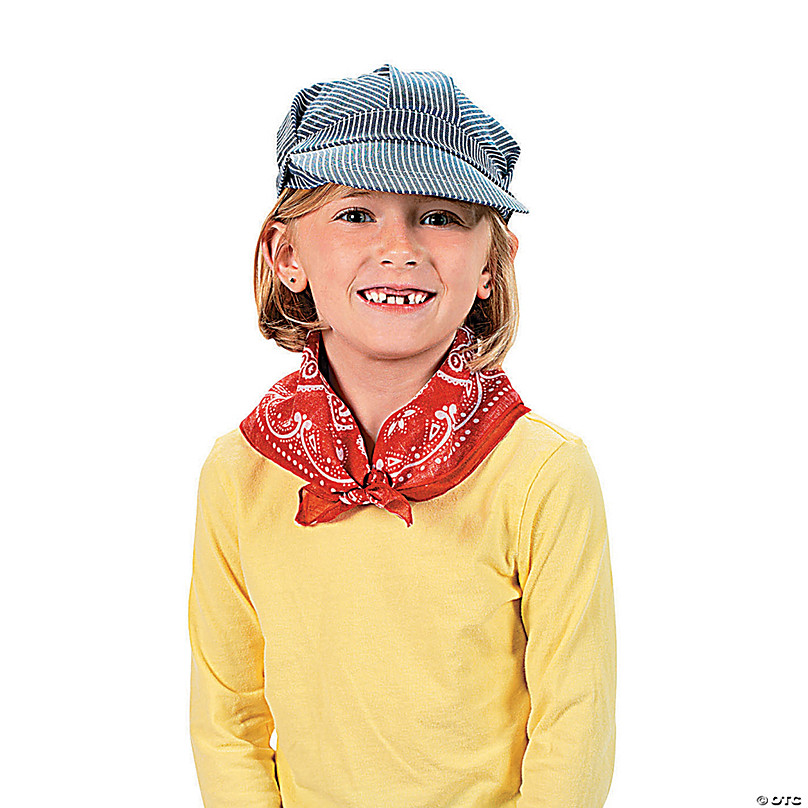 Bulk Child's Train Engineering Hats 