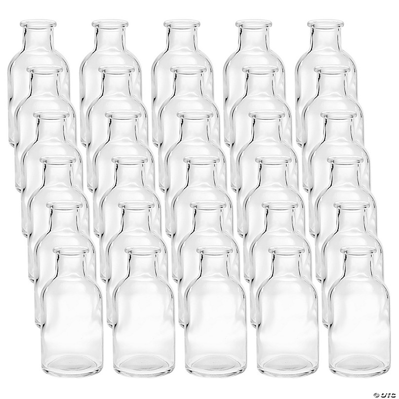 Bulk Clear Apothecary Jar Bottle Vases - 60 Pc. | Oriental Trading