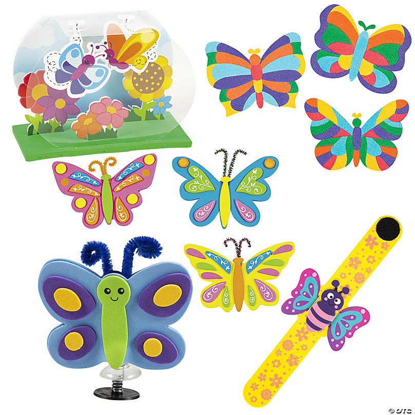 Bulk Yellow Nylon Artificial Butterflies - Birds & Butterflies - Basic  Craft Supplies - Craft Supplies - Factory Direct Craft