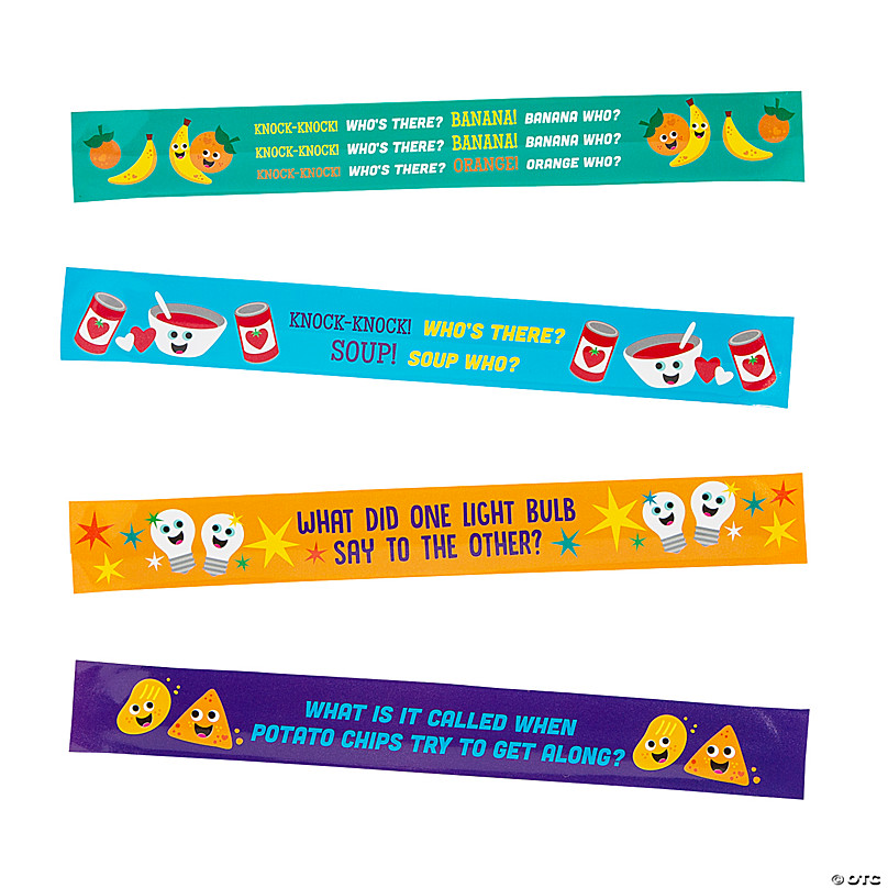 Bulk Joke Slap Bracelet Valentine Exchanges with Card for 50