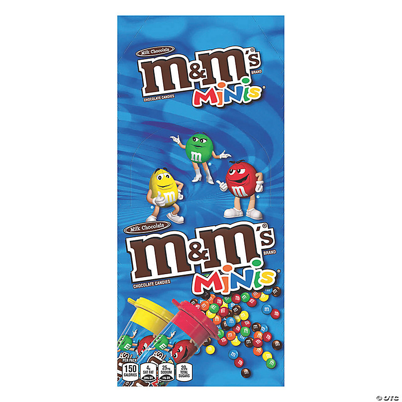  M&M's Milk Chocolate Minis Candy, 1.08-Ounce Tubes (Pack of 24)  : Grocery & Gourmet Food