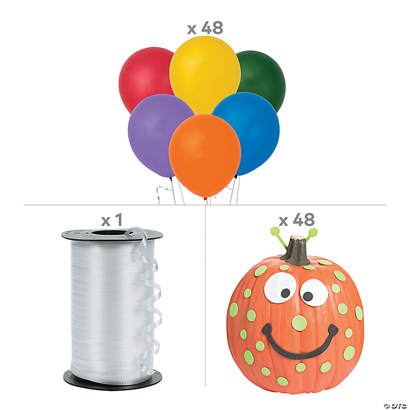 Bulk Monster Balloon Decorating Craft Kit - Makes 48